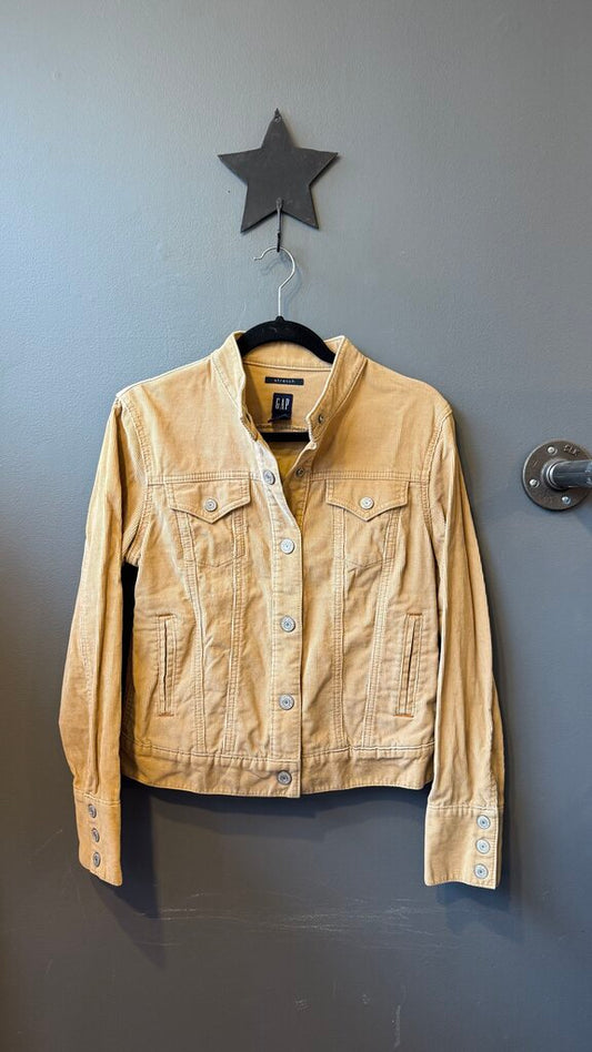 Colarless Corduroy Jacket