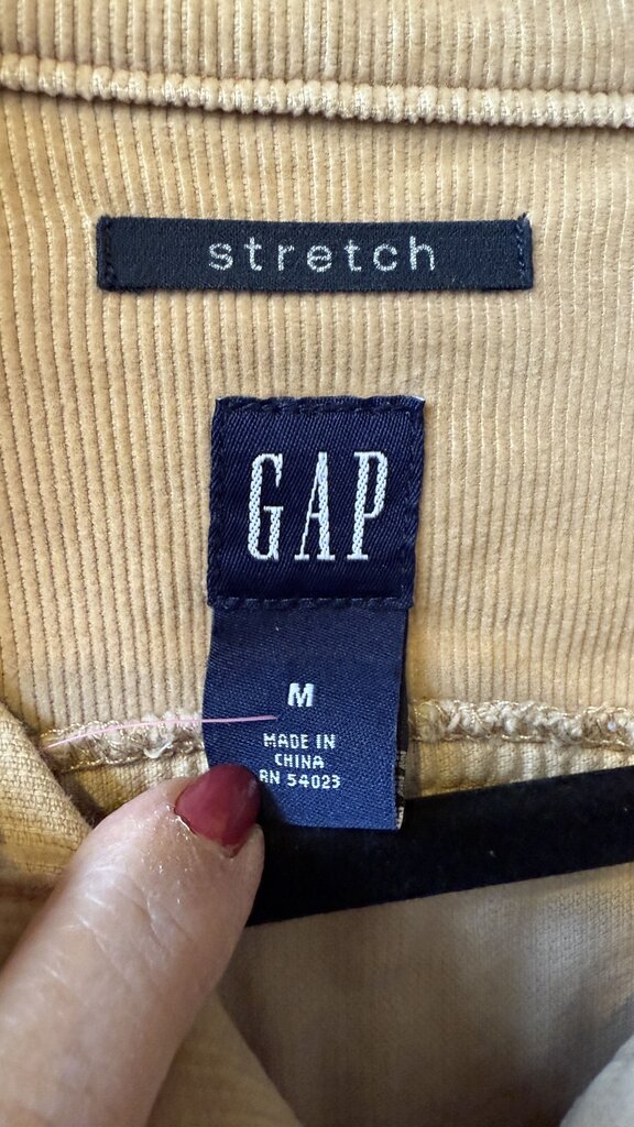 Colarless Corduroy Jacket