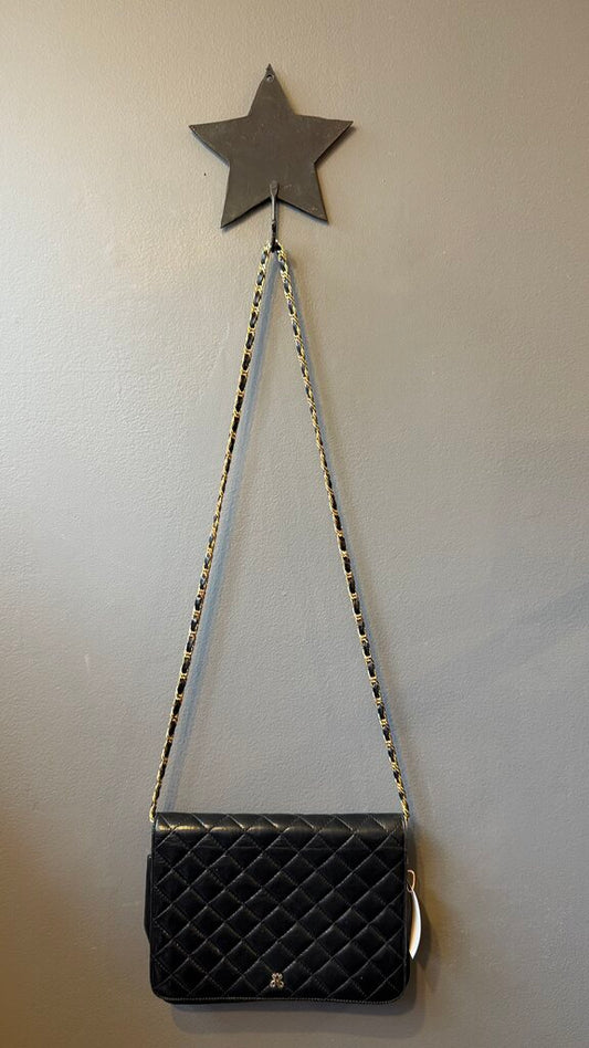 Vintage Quilted Chain Crossbody Bag