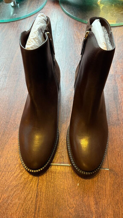 Leather Suede Ankle Boots