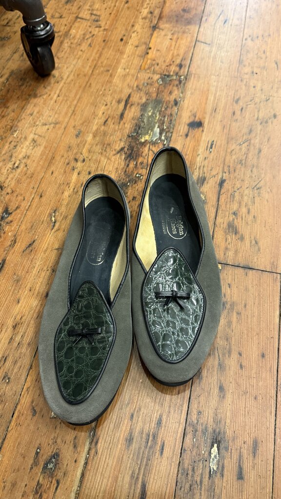 Croc Suede Loafers