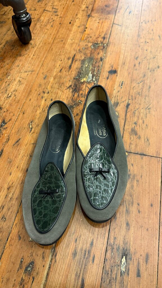 Croc Suede Loafers