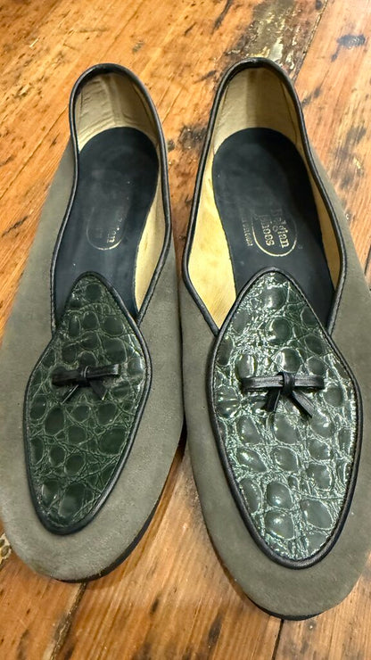 Croc Suede Loafers