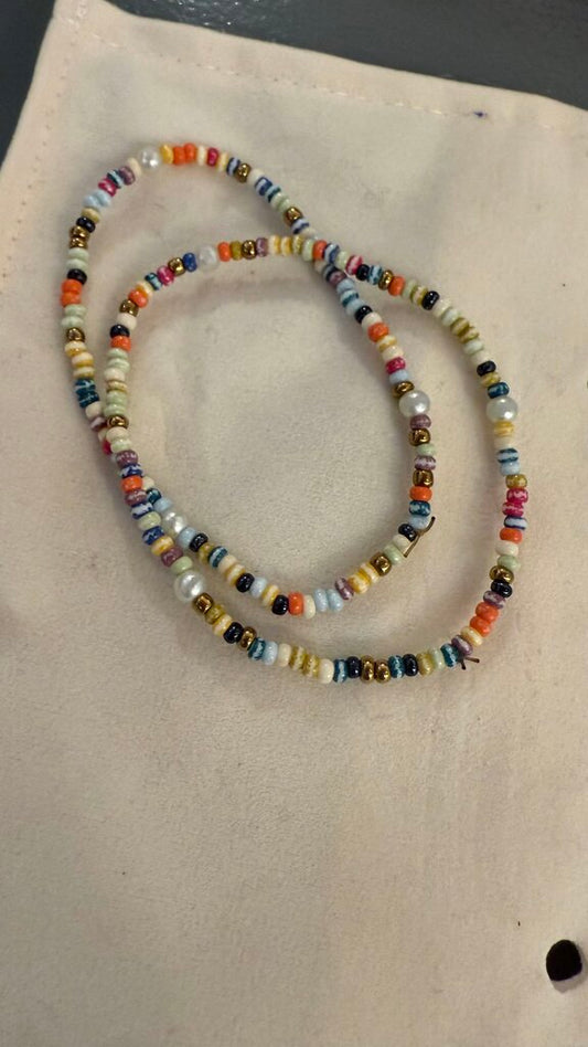 Mini Seed Bead Stretch Bracelet Set