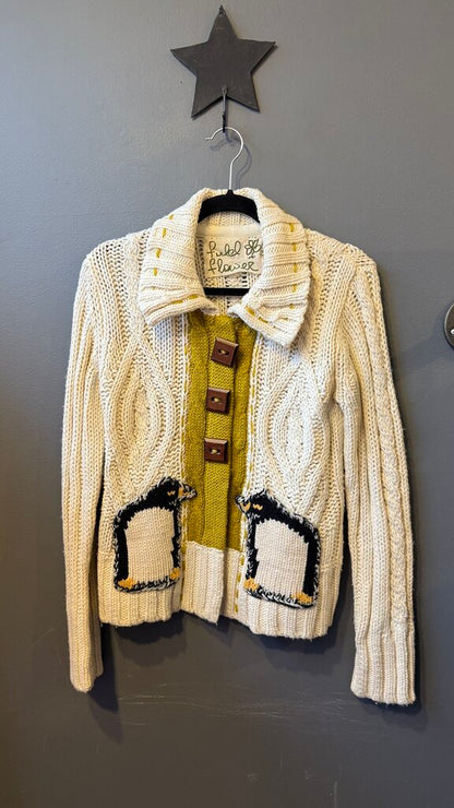 Penguin Pocket Cardigan Sweater