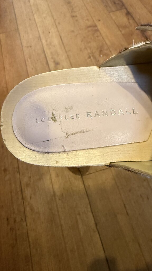 Leopard Pony Hair Clogs