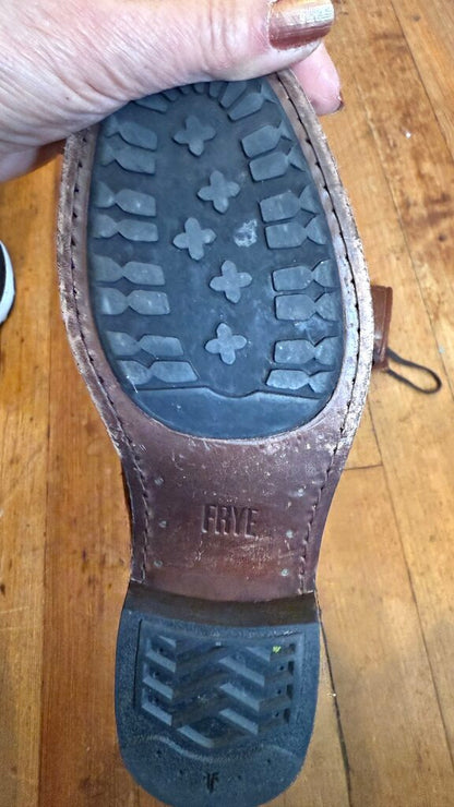 Lace Up Leather Booties