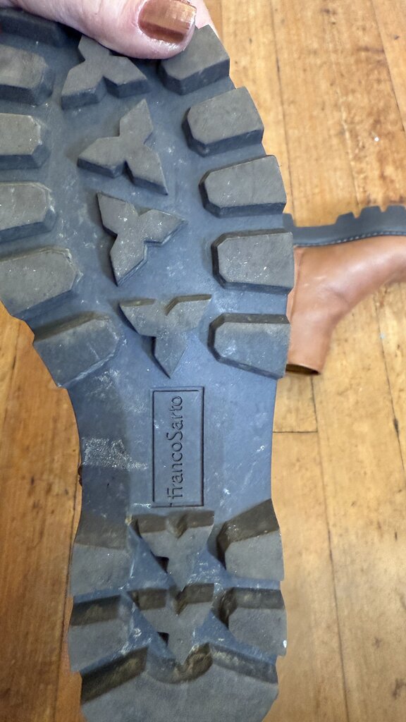 Leather Lug Sole Booties