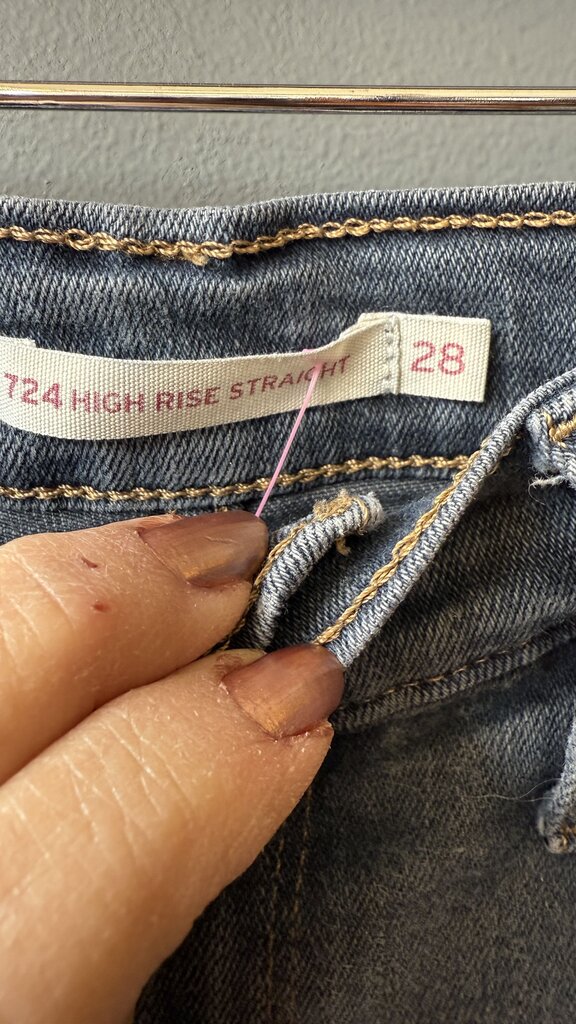 724 High Rise Straight Jeans