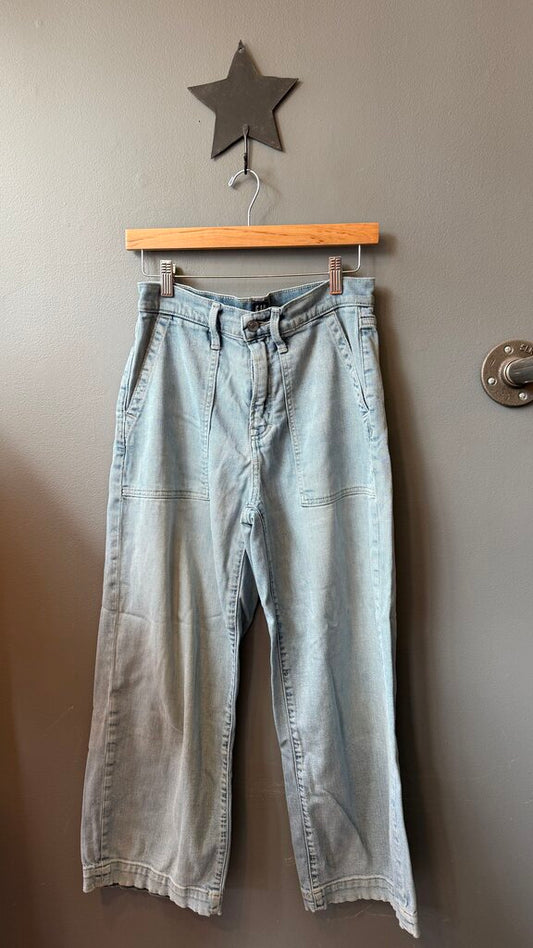 High Rise Wide Leg Jeans