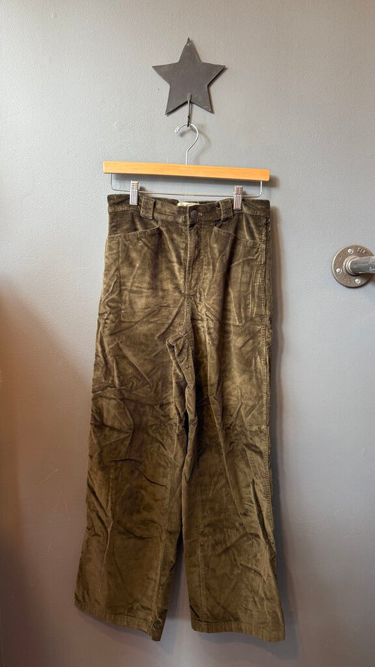 Emmett Wide Leg Corduroy Pants