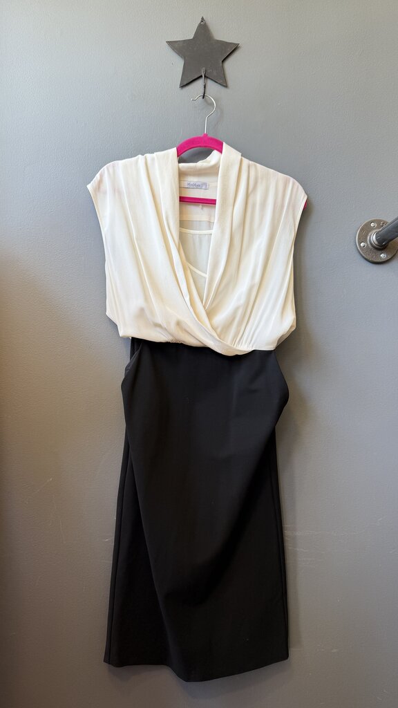 Silk Top Pencil Skirt Dress