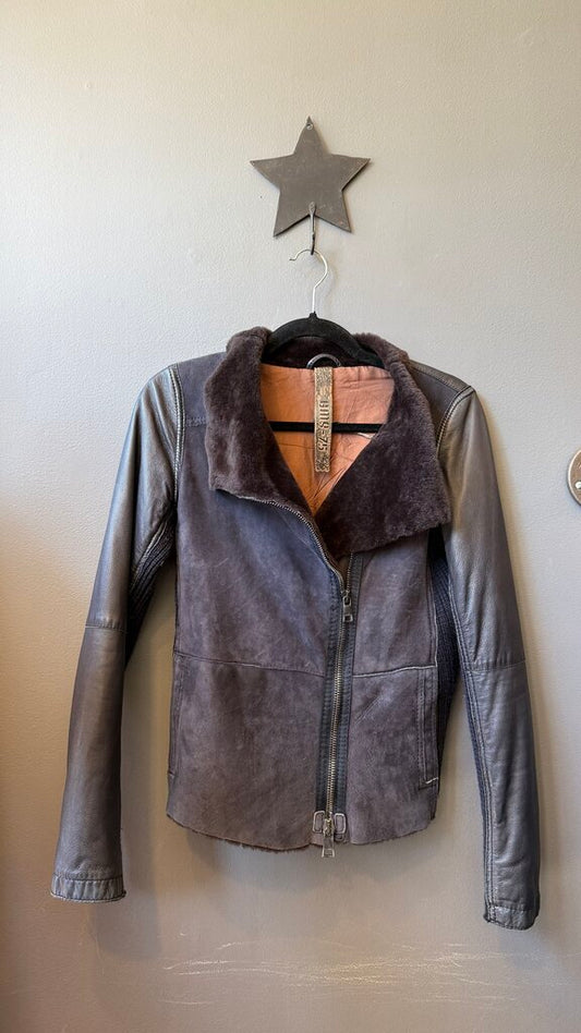Shearling Moto Jacket