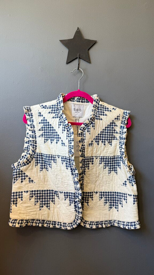 Quilted Crop Vest