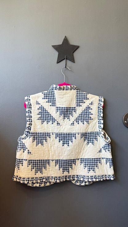 Quilted Crop Vest