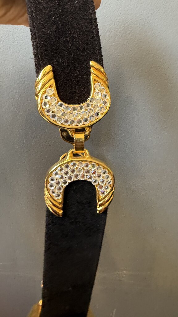 Vintage Rhinestone Waist Belt