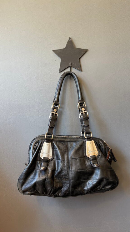 Leather Embossed Tote