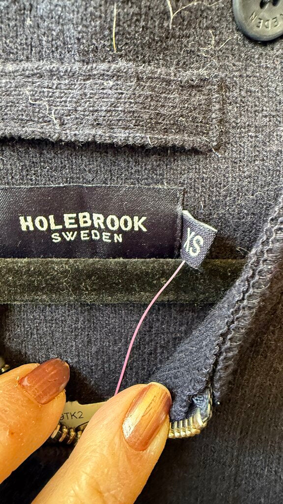 Longline Wool Sweater Jacket