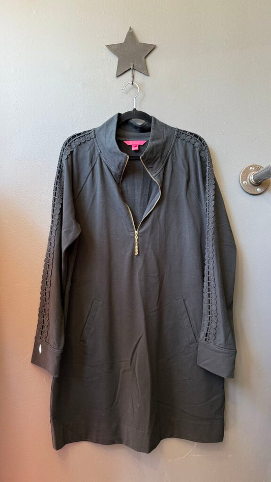 Lace Sleeve Popover Dress