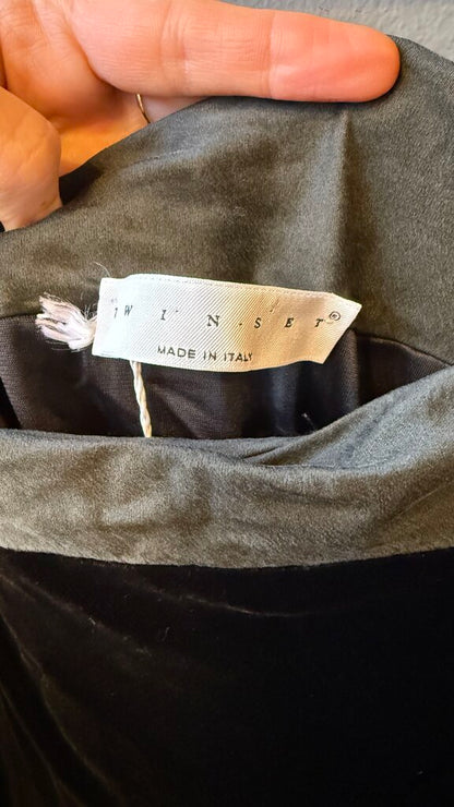 Velvet Silk Midi Dress