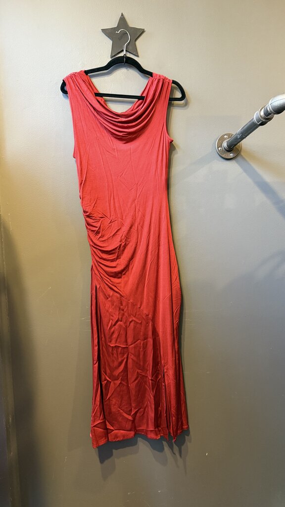 Ruched Jersey Midi Dress