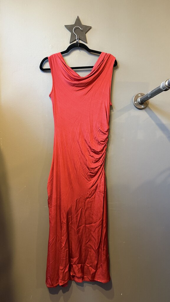 Ruched Jersey Midi Dress