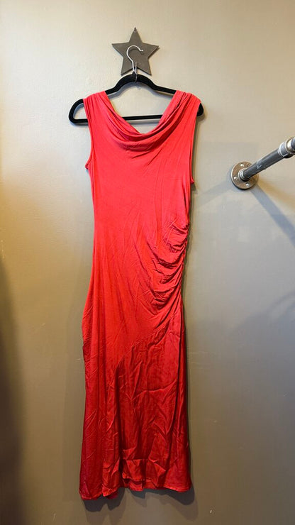 Ruched Jersey Midi Dress