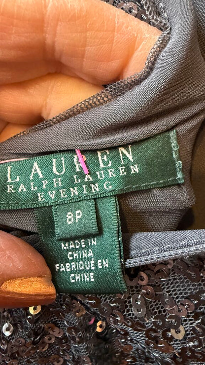 Petite Sequin Jersey Maxi Gown Dress