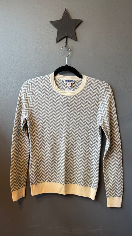 Merino Herringbone Sweater