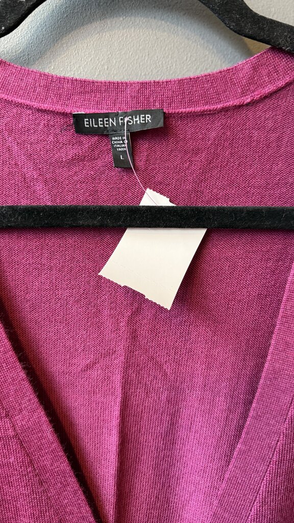 Merino Long Vneck Cardigan Sweater