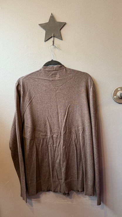 Cotton Cashmere Vneck Cardigan Sweater