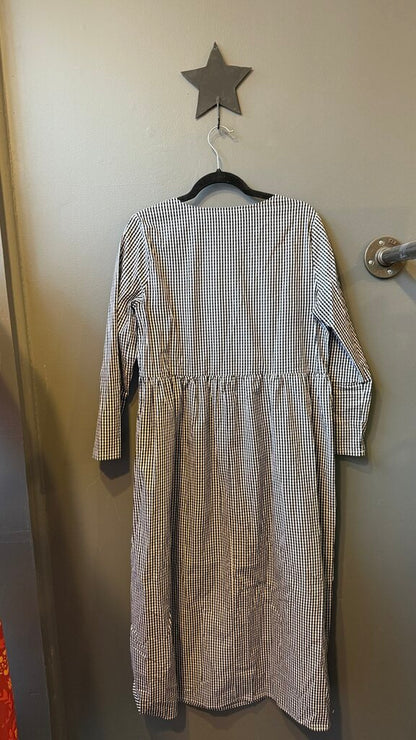 Gingham Midi Dress