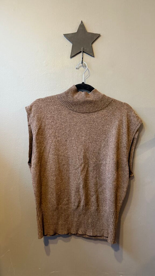 Cashmere Turtleneck Sleeveless Sweater