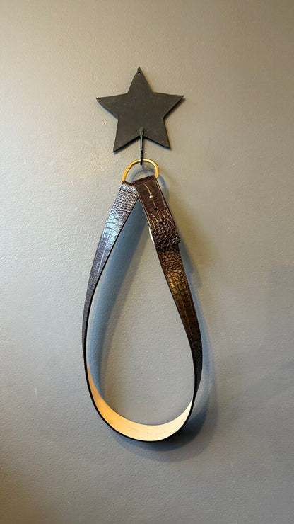 Leather Double Back Waist Belt