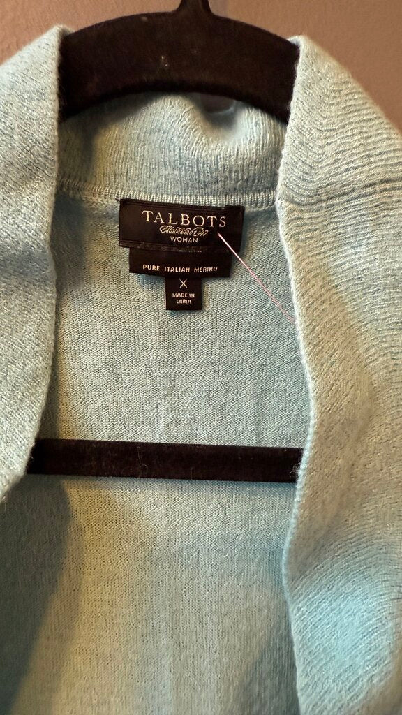 Merino Wool Ruffle Cardigan Sweater