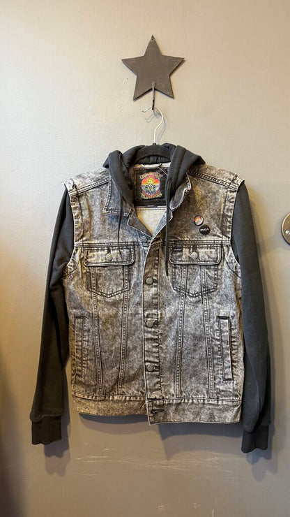 Denim Hoodie Jacket