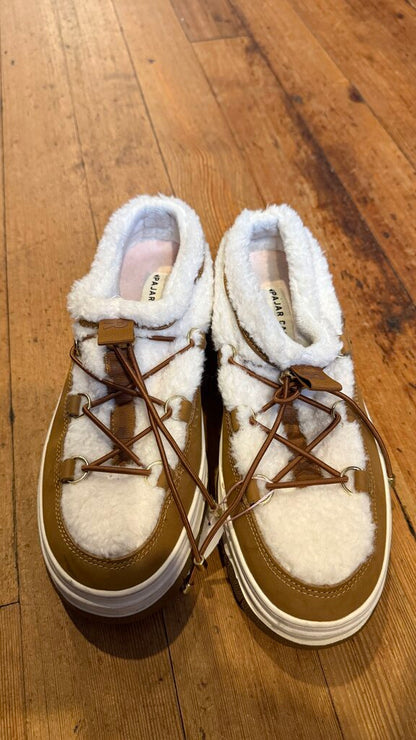 Sherpa Sneaker Booties