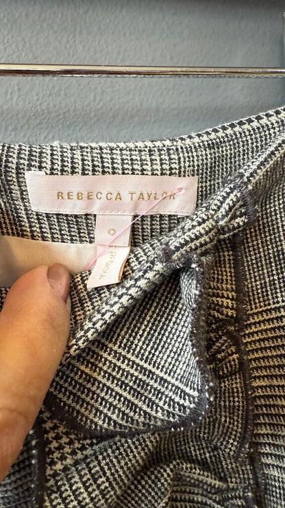 Ruffle Asymmetrical Pencil Skirt