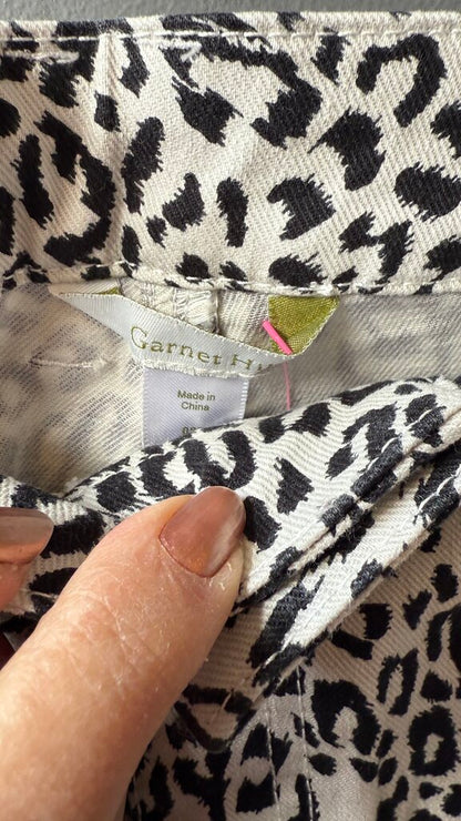 Leopard Slim Straight Jeans