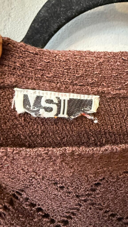 Vintage Knit Midi Dress