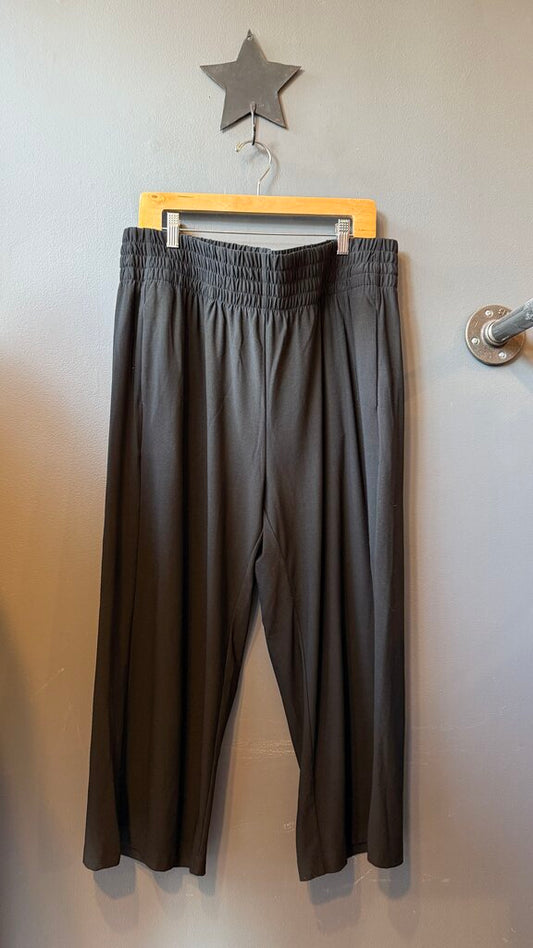 Wide Leg Pull On Pants