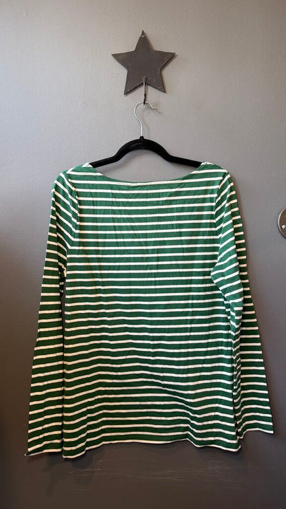Green Stripe Longsleeve Tee