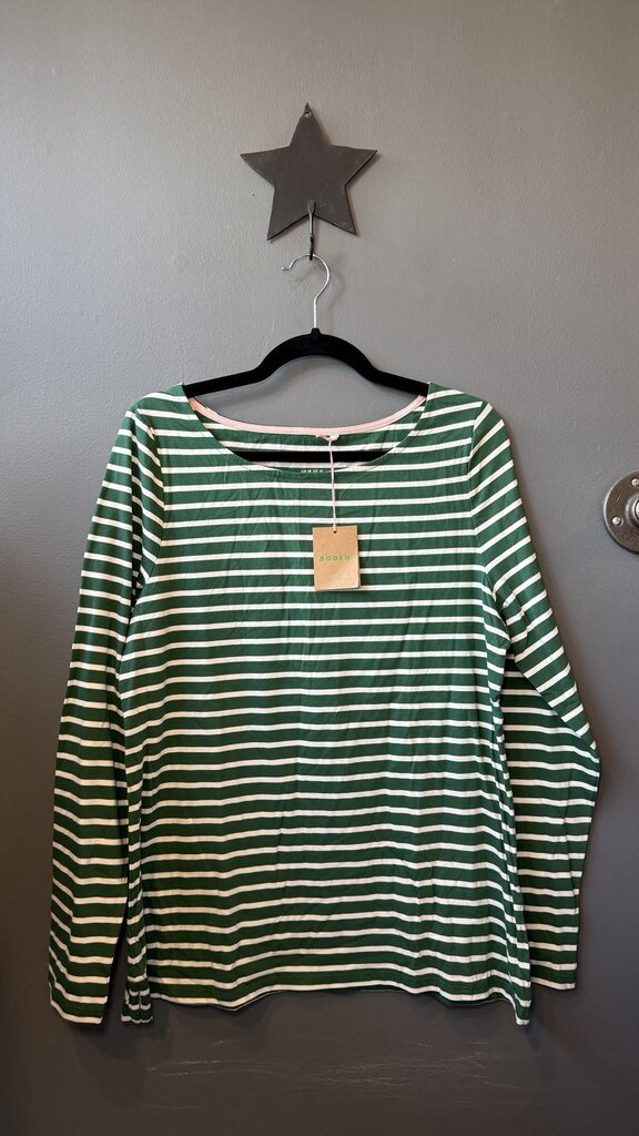 Green Stripe Longsleeve Tee