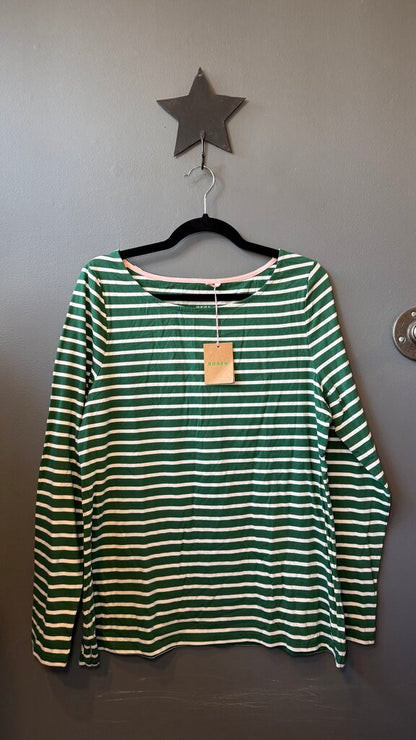 Green Stripe Longsleeve Tee