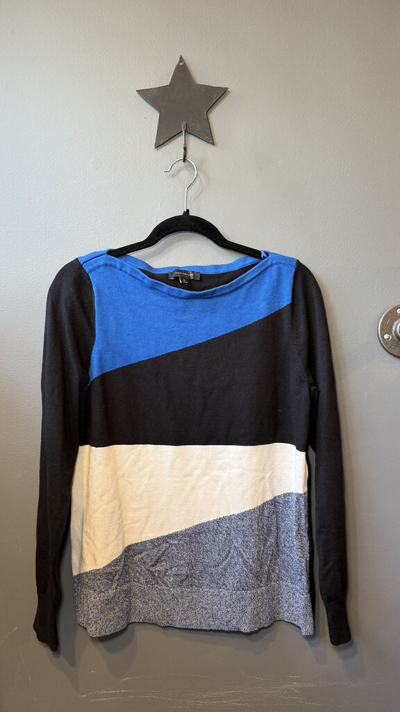 Colorblock Crewneck Sweater