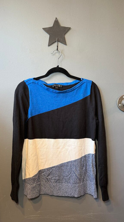Colorblock Crewneck Sweater