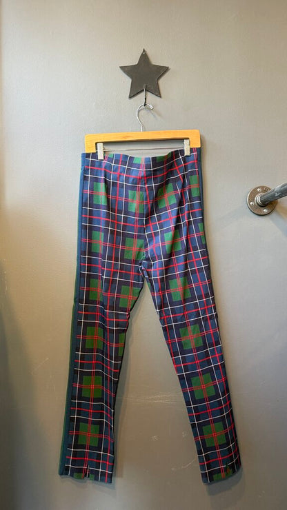 Tartan Pull On Stretch Pants