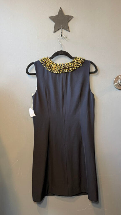 Beaded Yoke Shift Dress