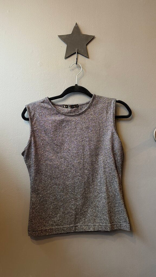 Metallic Silver Tank