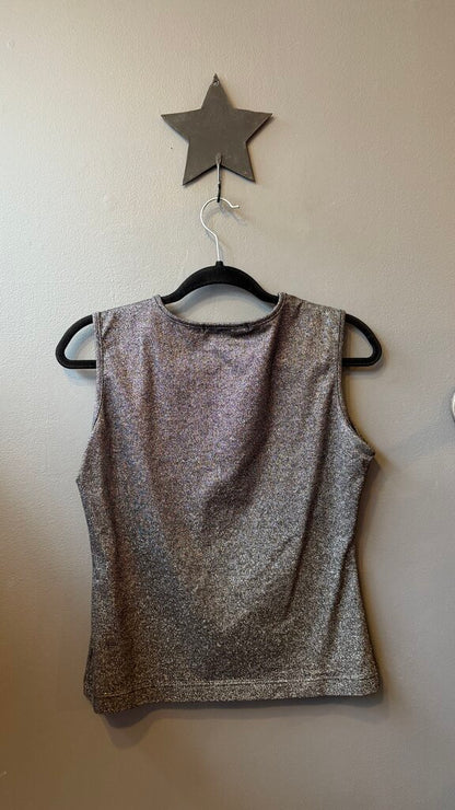 Metallic Silver Tank